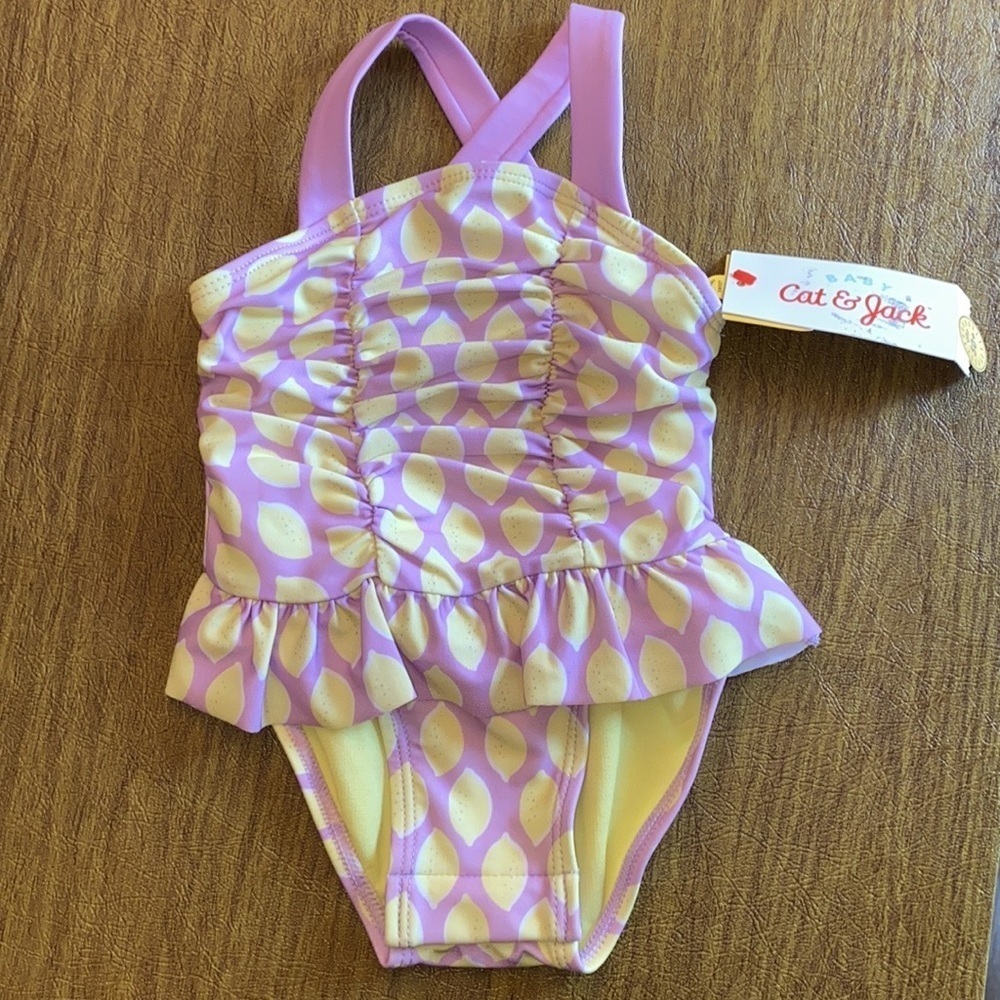 NWT Cat & Jack swimsuit size 3-6M